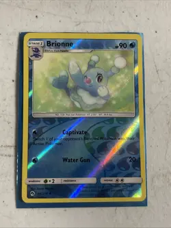 Brionne 66/214 Lost Thunder Reverse Holo Pokemon Card - Image 1