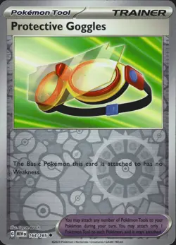 Protective Goggles 164/165 Reverse-Holo 151 Mint Pokemon Card - Image 1