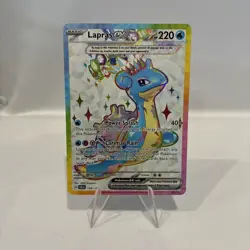 Lapras Ex 158/142 Stellar Crown Holo Pokemon TCG Trading Card Game - Image 1