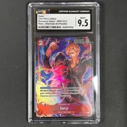 Sanji (Parallel) OP01-013 Romance Dawn Foil CGC 9.5 One Piece Card - Image 1