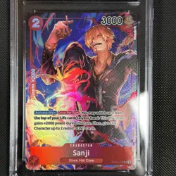 Sanji (Parallel) OP01-013 Romance Dawn Foil CGC 9.5 One Piece Card - Image 2