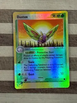 2003 Pokemon TCG Ruby & Sapphire Dustox Reverse Holo E Reader Card 6/109 - Image 1