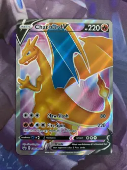 Pokemon Charizard V SWSH050 Promo Card Holo NM/M - Image 1