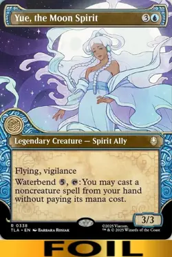 1x - Yue, the Moon Spirit - FOIL SHOWCASE - Avatar: The Last Airbender - NM MTG - Image 1