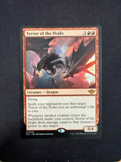 Terror of the Peaks (PROMO) - Edge of Eternities (Magic/MTG) - Image 1
