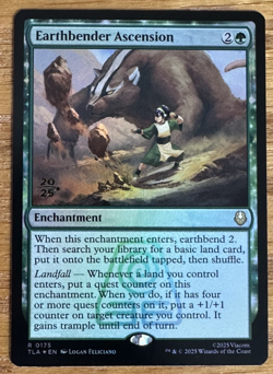 MTG Avatar: The Last Airbender, Earthbender Ascension - Prerelease Promo Foil - Image 1