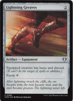 Lightning Greaves U Commander Masters 398 NM MTG - Image 1
