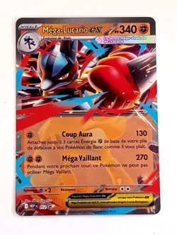 CARTE POKEMON MEGA LUCARIO EX MEP 012 MEGA EVOLUTION HOLO PROMO BLACK STARS FR - Image 1