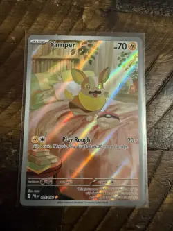 Pack Fresh - Yamper 099/094 Illustration Rare Pokemon ME Phantasmal Flames NM - Image 1