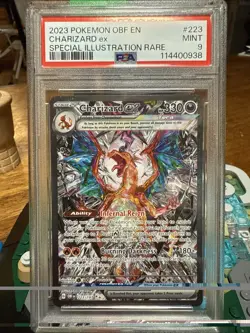 2023 Pokemon Obsidian Flames Charizard EX #223: PSA 9 Special Illustration Rare - Image 1