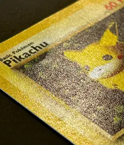 Pokemon TCG Pikachu 1 Black Star Promo WOTC 1999 LP-MP - Image 3