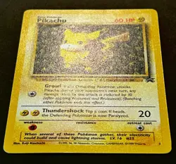 Pokemon TCG Pikachu 1 Black Star Promo WOTC 1999 LP-MP - Image 5
