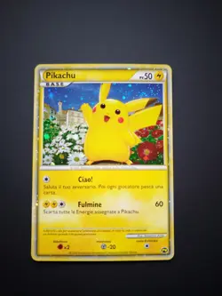 Pokemon TCG Vintage Pikachu PWC World Collection Holo. ITALIAN Version 2010 - Image 1