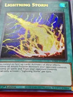 3x Lightning Storm | RA01-EN061 | Ultra Rares | NM | 1st Edition | YuGiOh! - Image 2