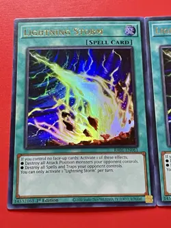3x Lightning Storm | RA01-EN061 | Ultra Rares | NM | 1st Edition | YuGiOh! - Image 4