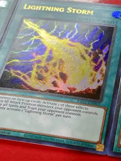 3x Lightning Storm | RA01-EN061 | Ultra Rares | NM | 1st Edition | YuGiOh! - Image 5