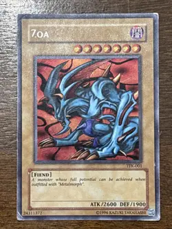 Yu-Gi-Oh! TCG Zoa The Falsebound Kingdom TFK-001 Unlimited Promo Secret Rare LP - Image 1