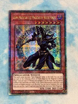 YUGIOH DARK MAGICIAN THE MAGICIAN OF BLACK MAGIC QUARTER CENTURY INFO-EN006 - Image 1