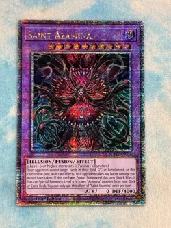 YUGIOH SAINT AZAMINA QUARTER CENTURY SECRET RARE NM SUDA-EN036 - Image 1