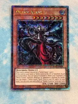 YUGIOH QUEEN AZAMINA QUARTER CENTURY SECRET RARE DUNE-EN009 - Image 1