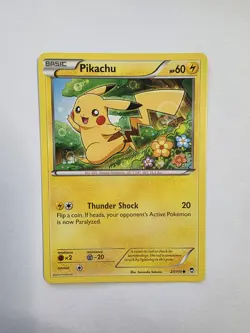 Pikachu 27/111 Common XY - Furious Fists Pokemon Card - Image 1