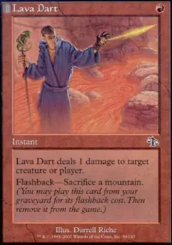 Lava Dart -Foil Medium Play MTG Judgment - Image 1