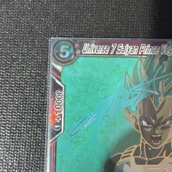 Universe 7 Saiyan Prince Vegeta TB1-004 NM SPR Dragon Ball Super Card Game - Image 4