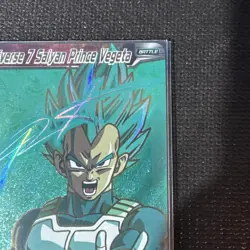 Universe 7 Saiyan Prince Vegeta TB1-004 NM SPR Dragon Ball Super Card Game - Image 5