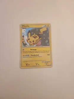 Pokemon TGC 2010 HG&SS Pikachu HGSS03 Black Star Promo Holo Card Rare Near Mint - Image 1