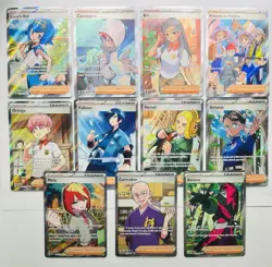 Pokemon Tcg Ultra Rare Full Art Trainer Lot of 11 - Image 1