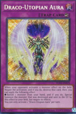 Draco-Utopian Aura - POTE-EN079 - Secret Rare Unlimited - NM - - Image 1