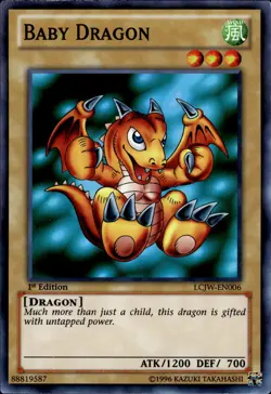 Baby Dragon - Super Rare 1st Edition LCJW-EN006 - LP - YuGiOh - Image 1