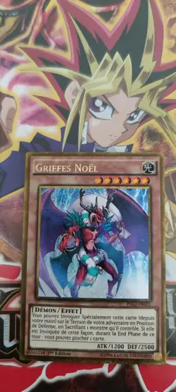 Yu-Gi-Oh! Griffes Noel PGL2-FR021 1st Gold Secrete Rare Francaise / santa claws - Image 1