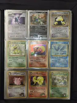 Pokemon Binder Collection 103 Japanese Holo Cards - Image 1