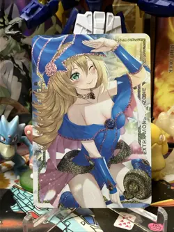 Dark Magician Girl Sexy ACG Goddess Story Waifu Card Girl Holo Anime Yugioh - Image 1