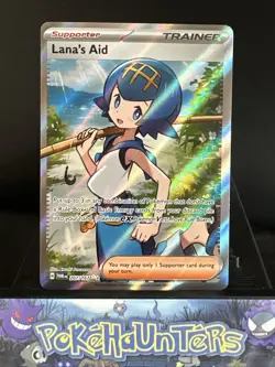 Pokemon Card Lana's Aid 207/167 Twilight Masquerade Ultra Rare Near Mint - Image 1