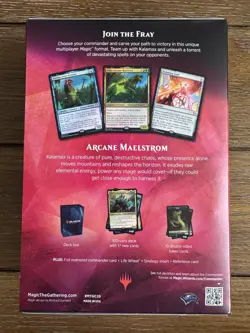 2020 Arcane Maelstrom Commander Deck SEALED Commander Decks Magic MTG 630509943579 - Image 2