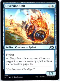 #41 Diversion Unit MTG Aetherdrift Uncommon - Image 1