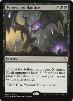 Torment of Hailfire R Hour of Devastation 77 LP-NM MTG - Image 1