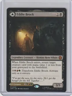 Magic The Gathering - Marvel Spider-man - Eddie Brock #0055 - Mythic Non Foil - Image 1