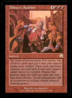 MTG Thieves' Auction LP Light Play Mercadian Masques [4602] - Image 1