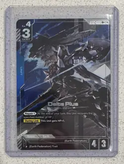 Gundam Card Game - Delta Plus - GD01-006 R+ - Alternate Art Newtype Rising 🔥🔥 - Image 1