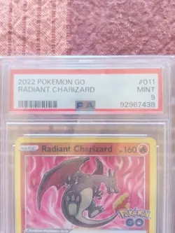 Radiant Charizard Holo Pokemon Go 011/078 Psa 9 Pokemon !!MINT!! - Image 3