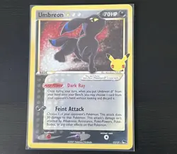 Pokemon Celebrations Umbreon Gold Star #17/17 Classic Collection (NM) - Image 1