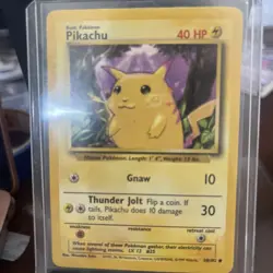 Pokemon TCG • 1999 • Base Set Pikachu 58/102 • Yellow Cheeks • Lightly Played - Image 1
