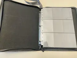 Carbon Fiber TCG Trading Card 3 Ring Binder 40 9-Pocket Pages/Top Load/ZIp Close - Image 4