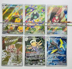 Pokemon Tcg Illustration Rare Lot Of 6 - Image 1