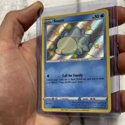 Snom SV033/SV122 Shining Fates Shiny Holo Rare Pokemon Card NM Near Mint Pokemon - Image 2