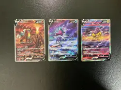 VSTAR Universe Entei Suicune Raikou V 213 215 218 SAR s12a Korean Pokemon Card - Image 1