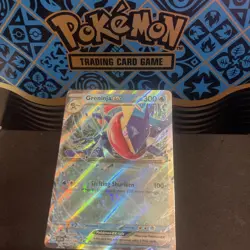 Greninja EX - 041/142 - Stellar Crown - Double Rare Pokemon TCG Card NM Holo - Image 1